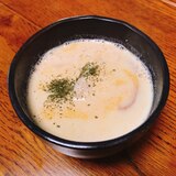 鶏むね肉の豆乳スープ